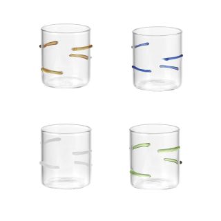Set 4 liquorini Ø 5,6 x h 5,5 cm